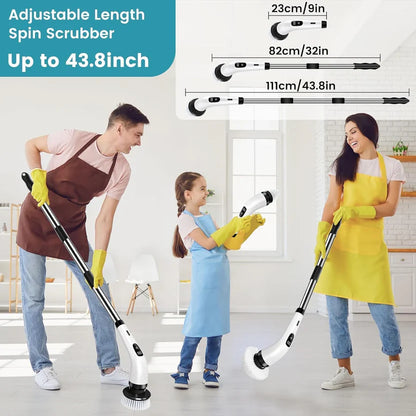 Electric Spin Scrubber, Cleaning Brush