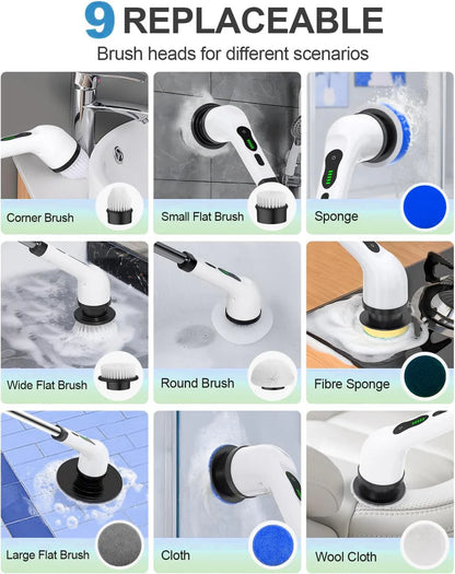Electric Spin Scrubber, Cleaning Brush